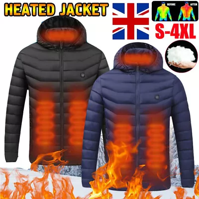 Buy Men/Women Body Warmer Electric Heated Cloth Jacket USB Warm Up Heating Pad Coat • 9.99£