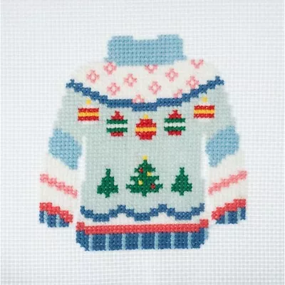 Buy Trimits Christmas Jumper Mini Counted Cross Stitch Kit (GCS104) • 6.49£