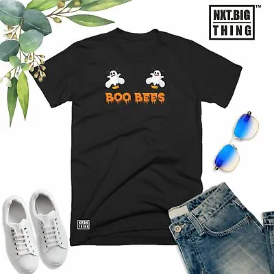 Buy Boo Bees T Shirt Halloween Trick Or Treat Funny Scary Witch Fans Gift Kids Top • 9.99£