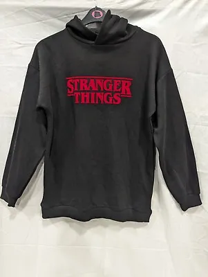 Buy Stranger Things Mens Black Hoodie Pullover XL Primark • 10.99£