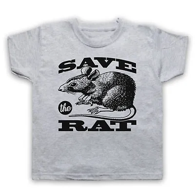 Buy Save The Rat Animal Rights Protest Slogan Funny Kids Childs T-shirt • 15.99£
