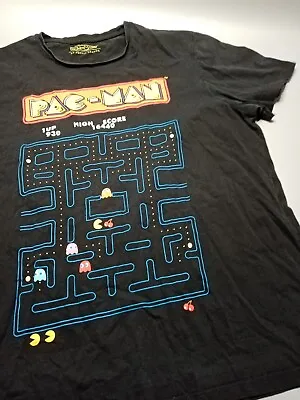 Buy Pac Man Retro Game DisplayT Shirt Black XL • 8.95£