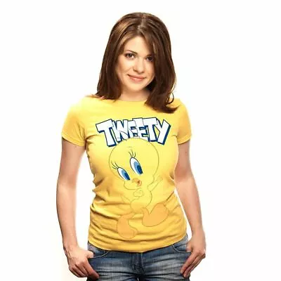 Buy Women's Looney Tunes Tweety Pie Character Fitted T-Shirt • 10£