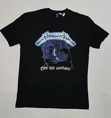 Buy Metallica Ride The Lightning Black T-shirt H&m • 19.99£