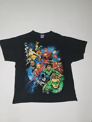 Buy 1990's Vintage Men's Women's Justice League DC Comics Retro T-shirt XL S09 • 26.99£