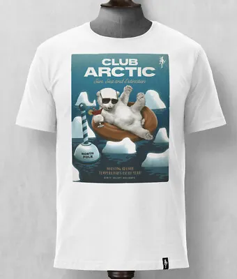 Buy Dirty Velvet Clothing - Organic 'Club Arctic' T-shirt (XXL ONLY) • 17.50£