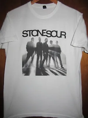 Buy Stone Sour- 2017 Tour RARE Lic OOP- White T-Shirt- Medium • 29.29£