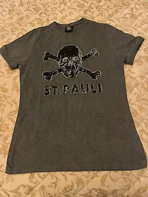 Buy FC St Pauli T Shirt Skull & Cross Bones Size Small Excellent Condition • 6£