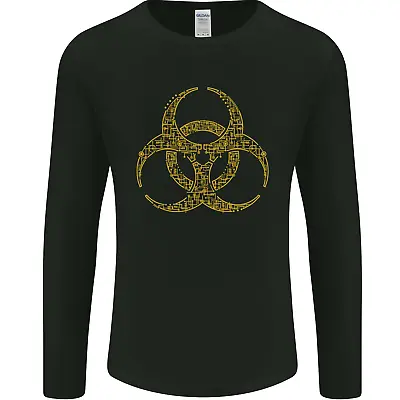Buy Digital Biohazard Gaming Gamer Zombie Mens Long Sleeve T-Shirt • 12.99£