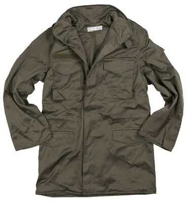 Buy M65 Combat Jacket Green M-65 Pattern With Concealed Hood Military Olive Drab AUT • 36.54£