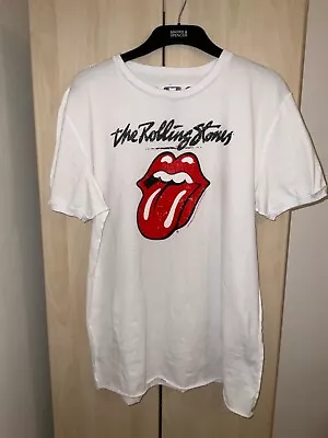 Buy Mens Rolling Stones Amplified White T-Shirt XL VERY RARE!!! • 19.90£