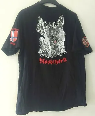 Buy Bloodthorn - Bloodthorn/Norge T-shirt. Brand New/never Worn. Vintage • 9.43£