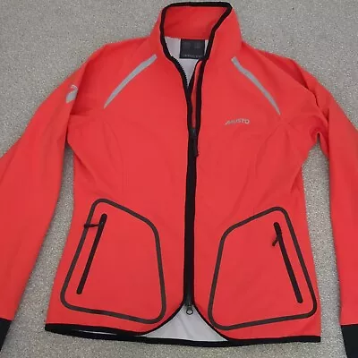 Buy Ladies Soft Shell Musto Jacket Size 12 Orange And Reflective • 17.73£