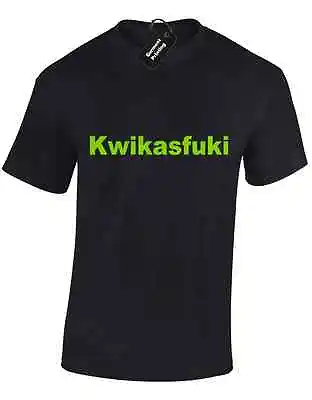 Buy Kwikasfuki Mens T Shirt Ninja Superbike Motogp Biker Kawasaka Funny Racing • 7.99£