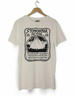 Buy Stonehenge Free Festival Men's T Shirt - Druid Hawkwind Hippie Gong • 14.95£
