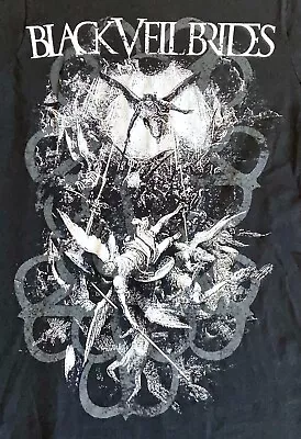Buy Black Veil Brides T Shirt Metal T Shirt Rock T Shirt Womens Med Concert T Shirt • 7.80£