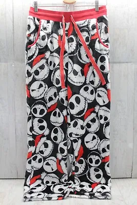 Buy Nightmare Before Christmas Jack Skeleton Plush PJ Pajama Pants Bottoms SMALL • 12.52£