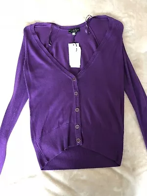 Buy New Look Purple Cardigan UK Size 6 Brand New Women Birthday Christmas Gift • 8£