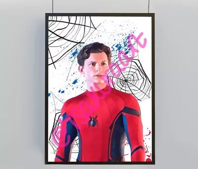 Buy Spider-Man Print Spider-Man Homecoming Poster, Tom Holland Poster Avengers Merch • 9.99£