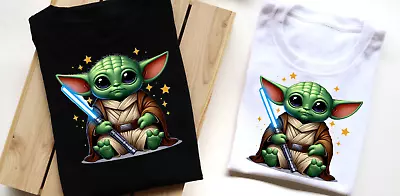 Buy Unisex Yoda T Shirt Grogu Graphic Top Gift Parody Present Fathers Day Xmas Mum • 9.99£