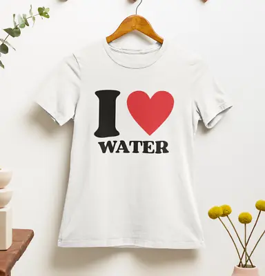 Buy I Love Water T Shirt | Y2k | 2000s | 90s | Aesthetics • 12.95£