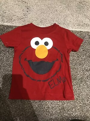 Buy Kids Red Elmo Tshirt  • 7£