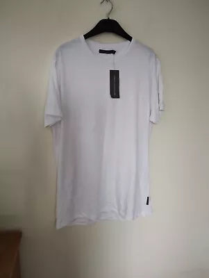 Buy Mens French Connection White Short Sleeve T- Shirt Size 42  Chest • 8£