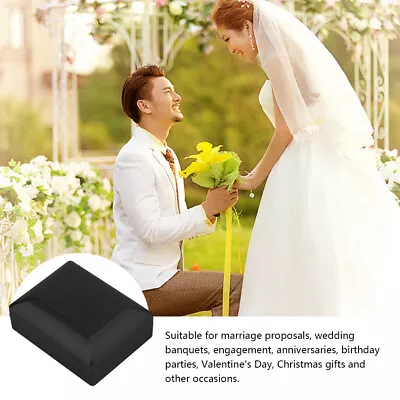 Buy Men Women Soft With LED Light Practical Wedding Ring Necklace Jewelry Box Home • 4.62£