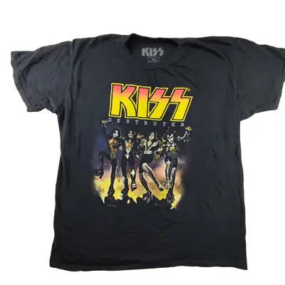 Buy Kiss 'Destroyer' Band T Shirt Size M Black Unisex Adults Graphic Short Sleeve • 15.99£