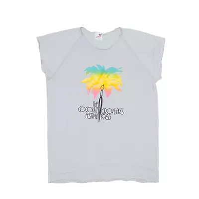 Buy Vintage BANTAM Coconut Groove Arts Festival 1985 T-Shirt Short Sleeve Womens L • 16.99£