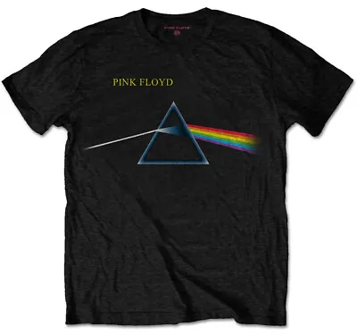 Buy Pink Floyd Dark Side Of The Moon Flipped Black T-Shirt - OFFICIAL • 16.29£