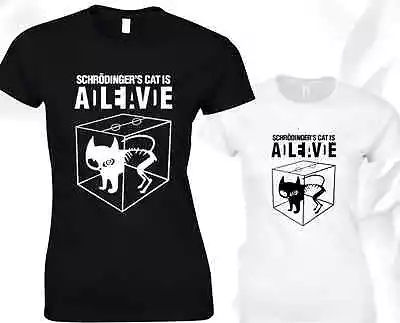 Buy Schrodingers Cat Dead Or Alive Ladies T Shirt Big Bang Theory Sheldon Cooper • 8.99£