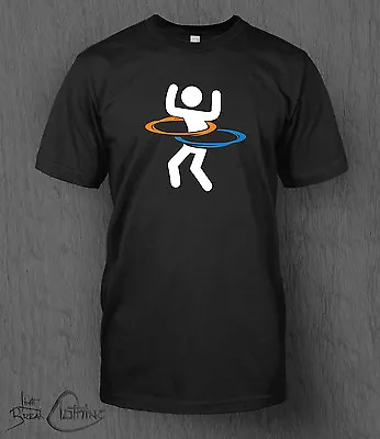 Buy Portal T-Shirt Hula Hooping With Portals MEN'S The Cake Is A Lie, PC Glados • 13.99£