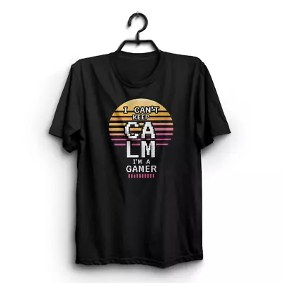 Buy I CAN'T KEEP CALM Gaming Mens Funny T-Shirts Novelty T Shirt Clothing Tee Gift • 9.95£