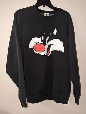 Buy Vintage Acme Clothing Co Sylvester The Cat Sweater Men’s X-Large Year 1991 XL • 44.35£