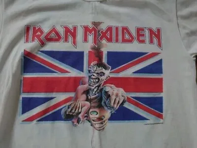 Buy Iron Maiden Vintage 1988 Tour T-shirt Size Large Very Good Condition Original  • 195£