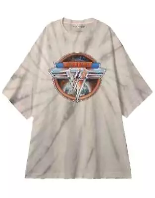 Buy Van Halen Chrome Logo Dip Dye T Shirt • 17.95£