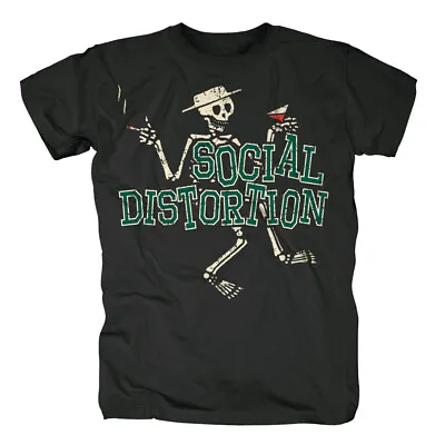Buy SOCIAL DISTORTION - Letterman Letter Skelly - T-Shirt - Größe Size S - Neu • 19.11£