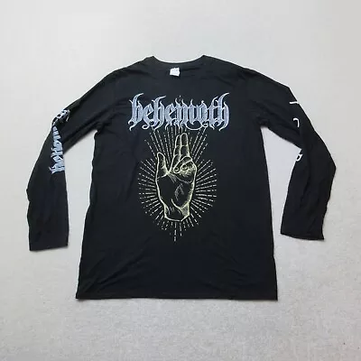 Buy Behemoth Band T-Shirt Mens Large Black LCFR Metal Tee Long Sleeve Merch NWOT • 20.99£