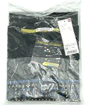 Buy New Unopened Uniqlo UT Japan Game Pacman Short Sleeve T-Shirt - Size M (Black) • 15.99£