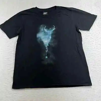 Buy Harry Potter Youth XL Short Sleeve Expecto Patronum Deer Black Graphic T Shirt • 6.83£