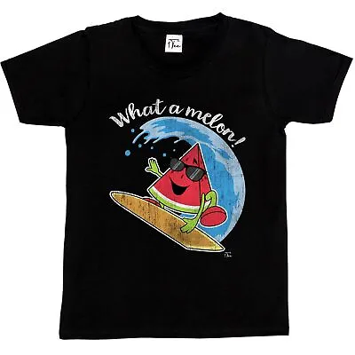 Buy 1Tee Kids Boys What A Melon, Surfing Watermelon T-Shirt • 5.99£