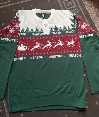 Buy Brand New With Tags - Manchester United Christmas Jumper • 30£