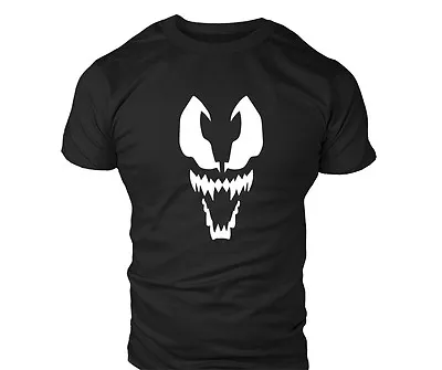 Buy Venom Mens Gym T-Shirt Fashion Cool Workout MMA Bodybuilding Tee Top Gift • 12.99£