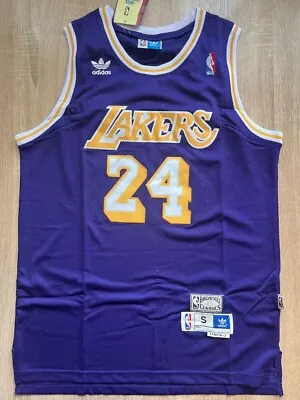Buy Los Angeles Lakers Kobe Bryant #24 NBA Basketball Jersey T-shirt - Purple • 21.99£