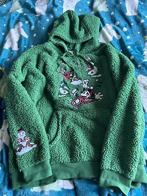 Buy Disney Store Mickey And Friends Holiday Fleece Hoodie XL • 19.99£