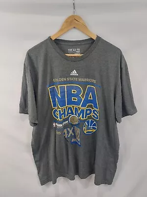 Buy Adidas Golden State Warriors NBA Champs Mens T-Shirt Size XL (029-64) • 12£