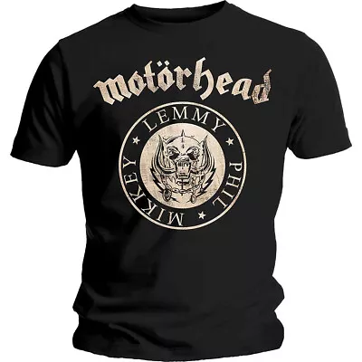Buy Motorhead Lemmy Kilmister Phil Mikkey Official Tee T-Shirt Mens • 17.13£