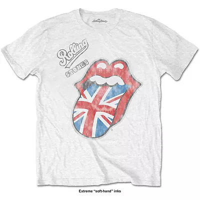 Buy The Rolling Stones British Tongue Official Vintage Merch T-Shirt - New • 20.84£