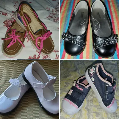 Buy Girls Toddlers Sneakers/ Formal / Casual Shoes (pre Owned) Choose Size & Style • 10.28£